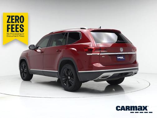 Red 2018 Volkswagen Atlas SEL Premium