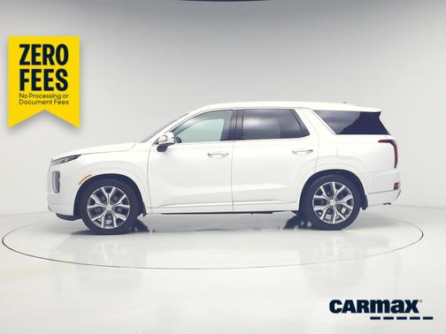 White 2021 Hyundai PALISADE Limited