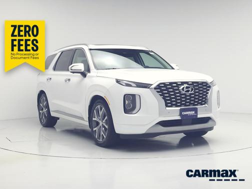 White 2021 Hyundai PALISADE Limited