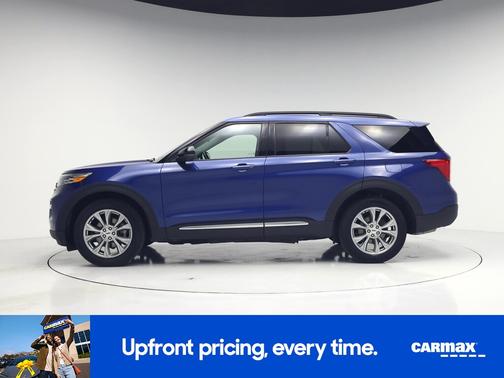 Blue 2023 Ford Explorer XLT