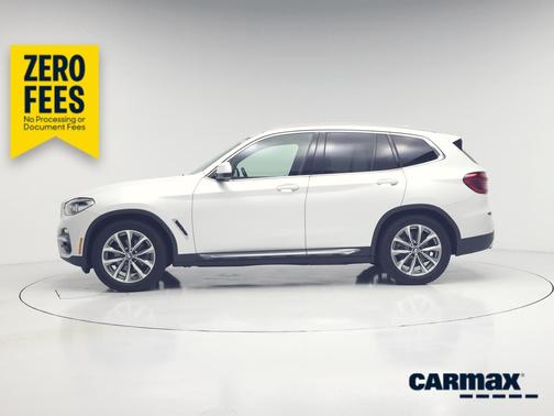 White 2019 BMW X3 XDrive30i