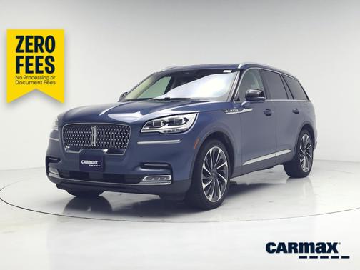 Blue 2020 Lincoln Aviator Reserve