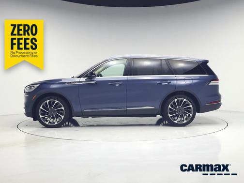 Blue 2020 Lincoln Aviator Reserve
