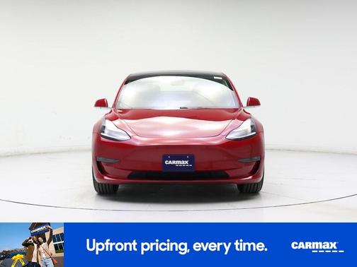 Red 2019 Tesla Model 3 Standard Range Plus