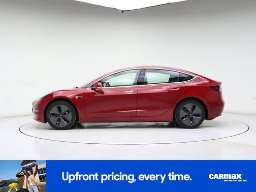 Red 2019 Tesla Model 3 Standard Range Plus