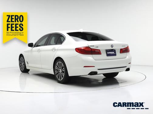 White 2018 BMW 540 XI