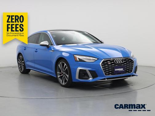 Blue 2021 Audi S5 Prestige