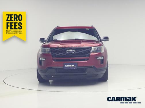 Red 2019 Ford Explorer Sport