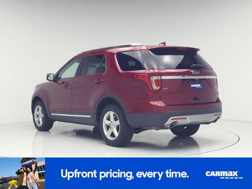 Red 2017 Ford Explorer XLT