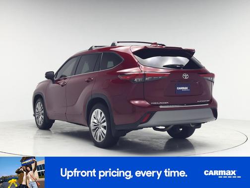 Red 2023 Toyota Highlander Platinum