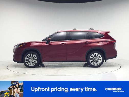 Red 2023 Toyota Highlander Platinum