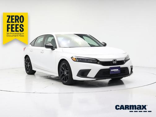 White 2022 Honda Civic Sport