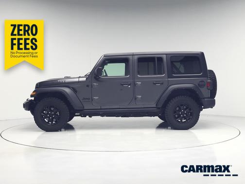 Gray 2022 Jeep Wrangler Unlimited Willys Sport