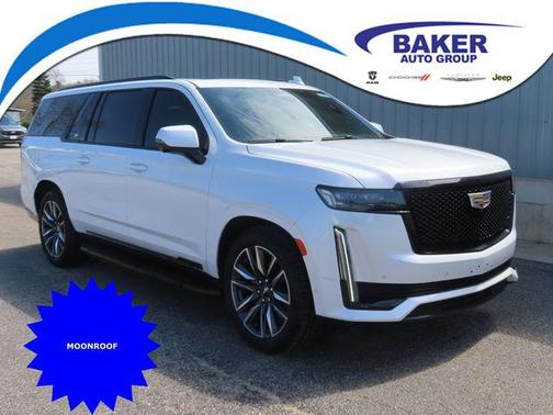 Crystal White Tricoat 2022 Cadillac Escalade ESV Sport