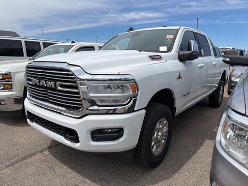Bright White Clearcoat 2024 RAM 2500 Laramie Crew Cab 4x4 6'4' Box