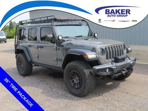 Sting-Gray Clearcoat 2023 Jeep Wrangler 4-Door High Tide 4x4
