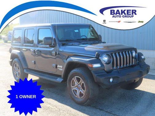 Granite Crystal Metallic Clearcoat 2018 Jeep Wrangler Unlimited Sport