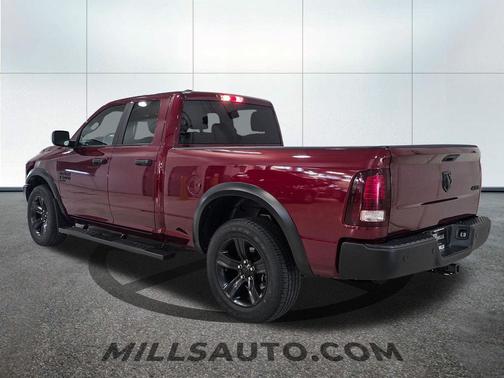 Delmonico Red Pearlcoat 2022 RAM 1500 Classic Warlock Quad Cab 4x4 6'4' Box