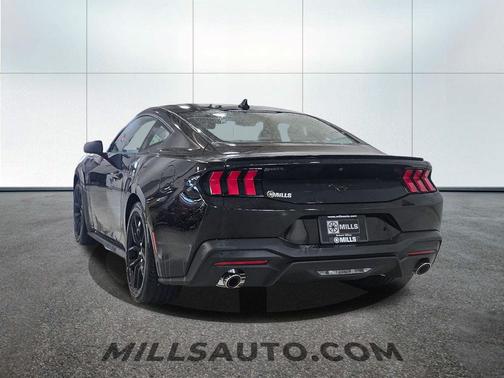 Shadow Black 2025 Ford Mustang EcoBoost Premium