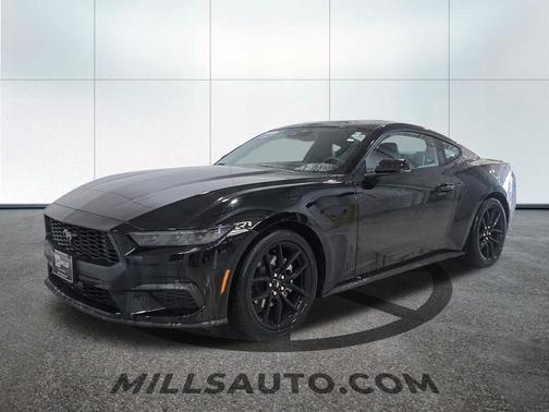 Shadow Black 2025 Ford Mustang EcoBoost Premium
