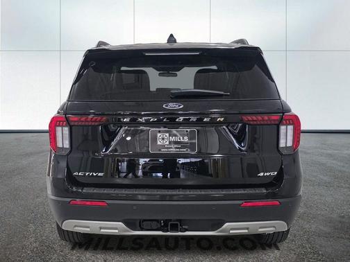Agate Black Metallic 2026 Ford Explorer Active