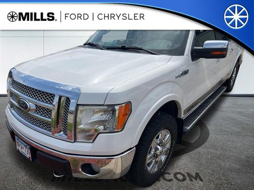 White Platinum Clearcoat Metallic 2012 Ford F-150 Lariat