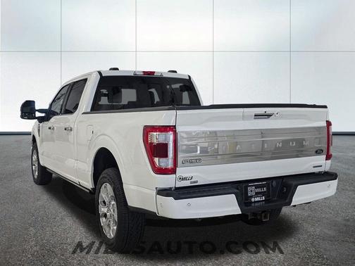 Star White Metallic Tri-Coat 2023 Ford F-150 Platinum