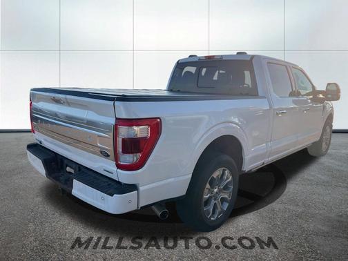 Star White Metallic Tri-Coat 2023 Ford F-150 Platinum