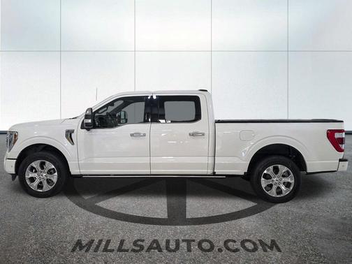 Star White Metallic Tri-Coat 2023 Ford F-150 Platinum