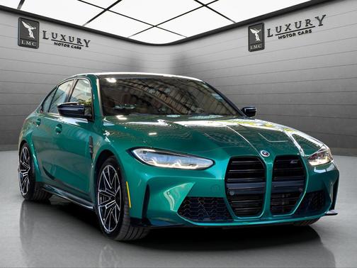 Isle of Man Green Metallic 2023 BMW M3 Competition xDrive