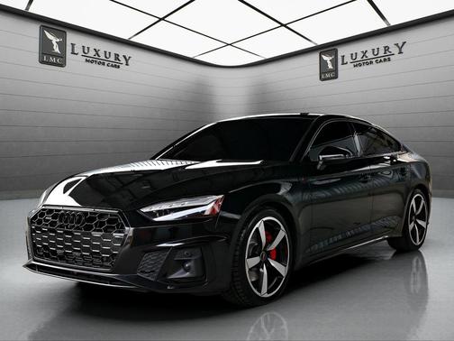 Black Metallic 2023 Audi A5 Sportback 45 S Line Premium Plus