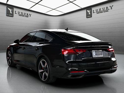 Black Metallic 2023 Audi A5 Sportback 45 S Line Premium Plus