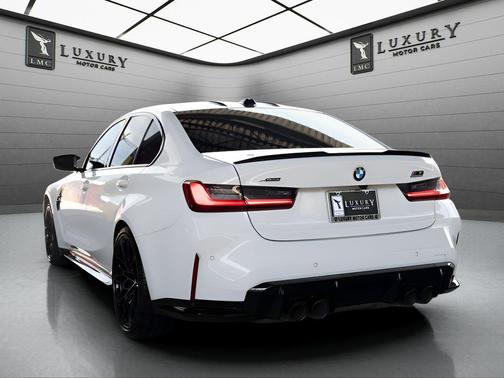 White / Black 2023 BMW M3 Competition xDrive