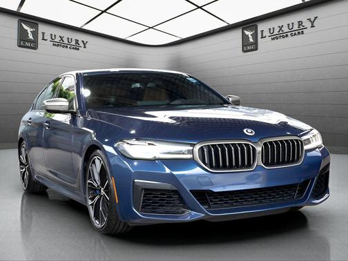 Phytonic Blue Metallic 2023 BMW M550 i Xdrive