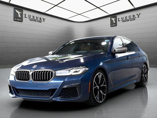 Phytonic Blue Metallic 2023 BMW M550 i Xdrive
