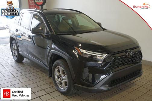 Midnight Black Metallic 2025 Toyota RAV4 Hybrid LE