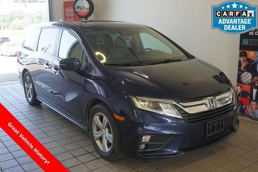 Blue 2018 Honda Odyssey EX-L