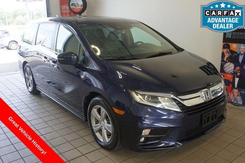 Blue 2018 Honda Odyssey EX-L