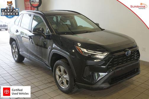 Midnight Black Metallic 2024 Toyota RAV4 Hybrid XLE