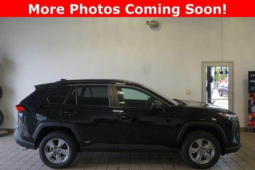 Midnight Black Metallic 2025 Toyota RAV4 Hybrid LE