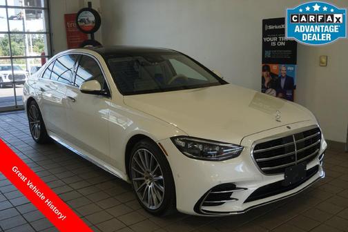 White 2021 Mercedes-Benz S-Class 4MATIC