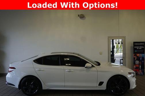 Alta White 2023 Genesis G70 3.3T AWD