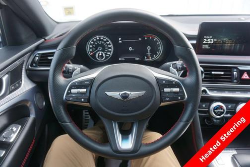 Alta White 2023 Genesis G70 3.3T AWD