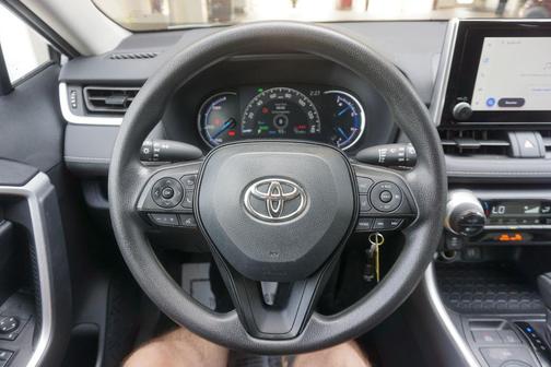 Silver Sky Metallic 2025 Toyota RAV4 Hybrid LE