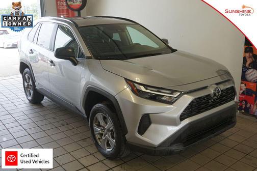 Silver Sky Metallic 2025 Toyota RAV4 Hybrid LE