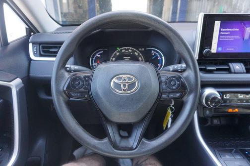 Midnight Black Metallic 2023 Toyota RAV4 Hybrid LE