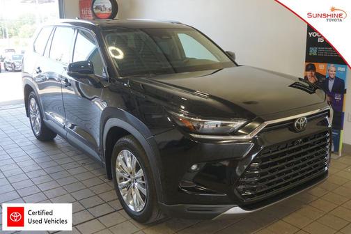 Midnight Black Metallic 2024 Toyota Grand Highlander Platinum