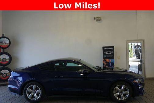 Kona Blue Metallic 2018 Ford Mustang EcoBoost