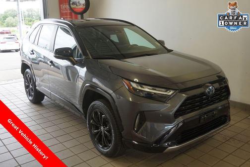 Midnight Black Metallic 2023 Toyota RAV4 Hybrid SE