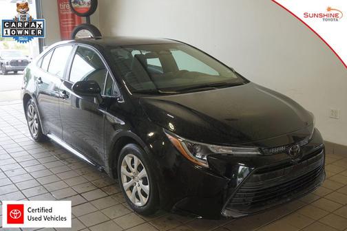 Midnight Black Metallic 2024 Toyota Corolla LE